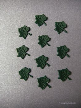 Verzierwachs, Wachsmotiv, Blatt, Efeu oder Wein 10er Set